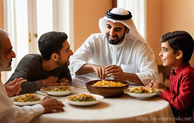 소화불량 치료 약물 - Image Prompt 1: "Immediate Relief at a Family Gathering"**